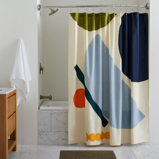 Cyber Clothing - Organic Donna Wilson Balance Shape Shower Curtain