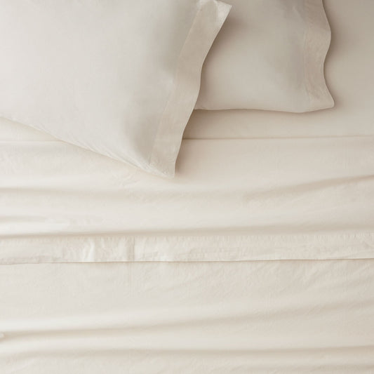 Cyber Clothing - Organic Washed Cotton Percale Sheet Set