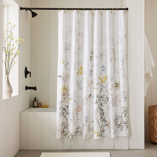 Cyber Clothing - Organic Chinoiserie Shower Curtain