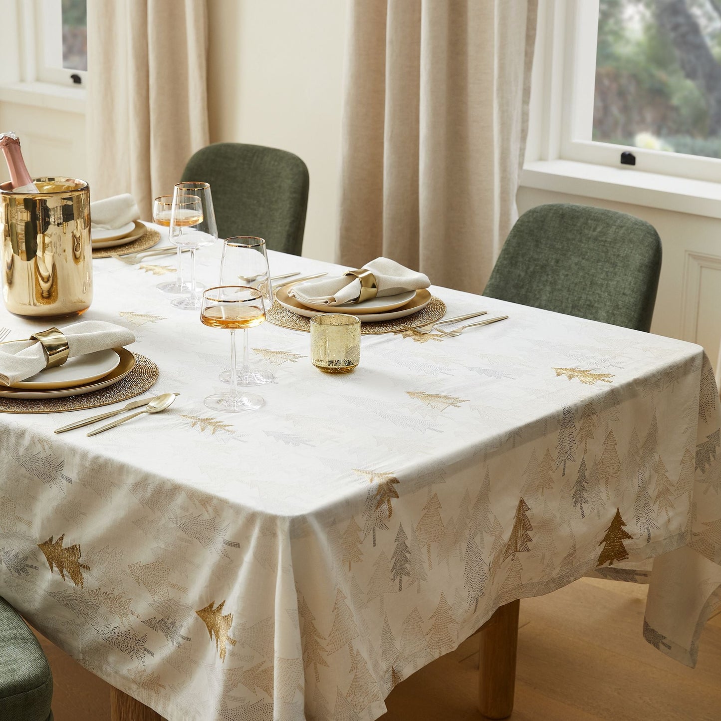 Cyber Clothing - Forest Shine Tablecloth