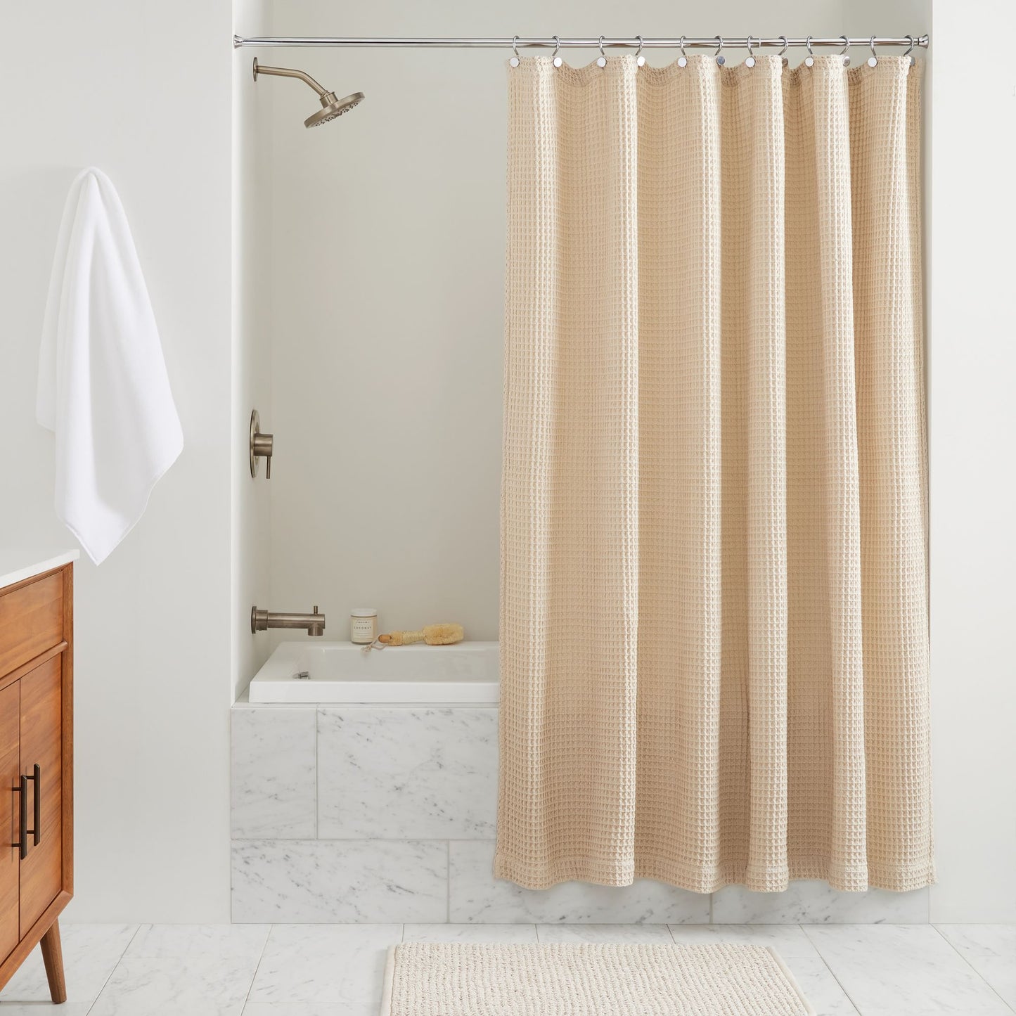 Cyber Clothing - Plush Waffle Shower Curtain