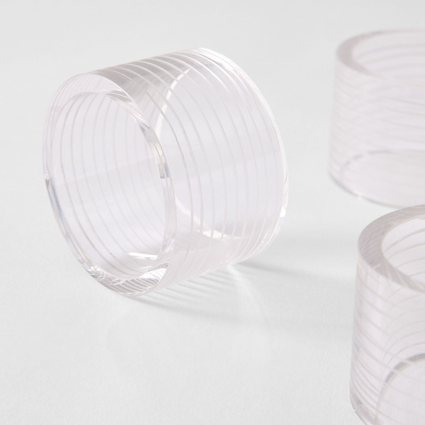 Cyber Clothing - Billy Cotton Etched Glassware Napkin Rings (Set Of 4)