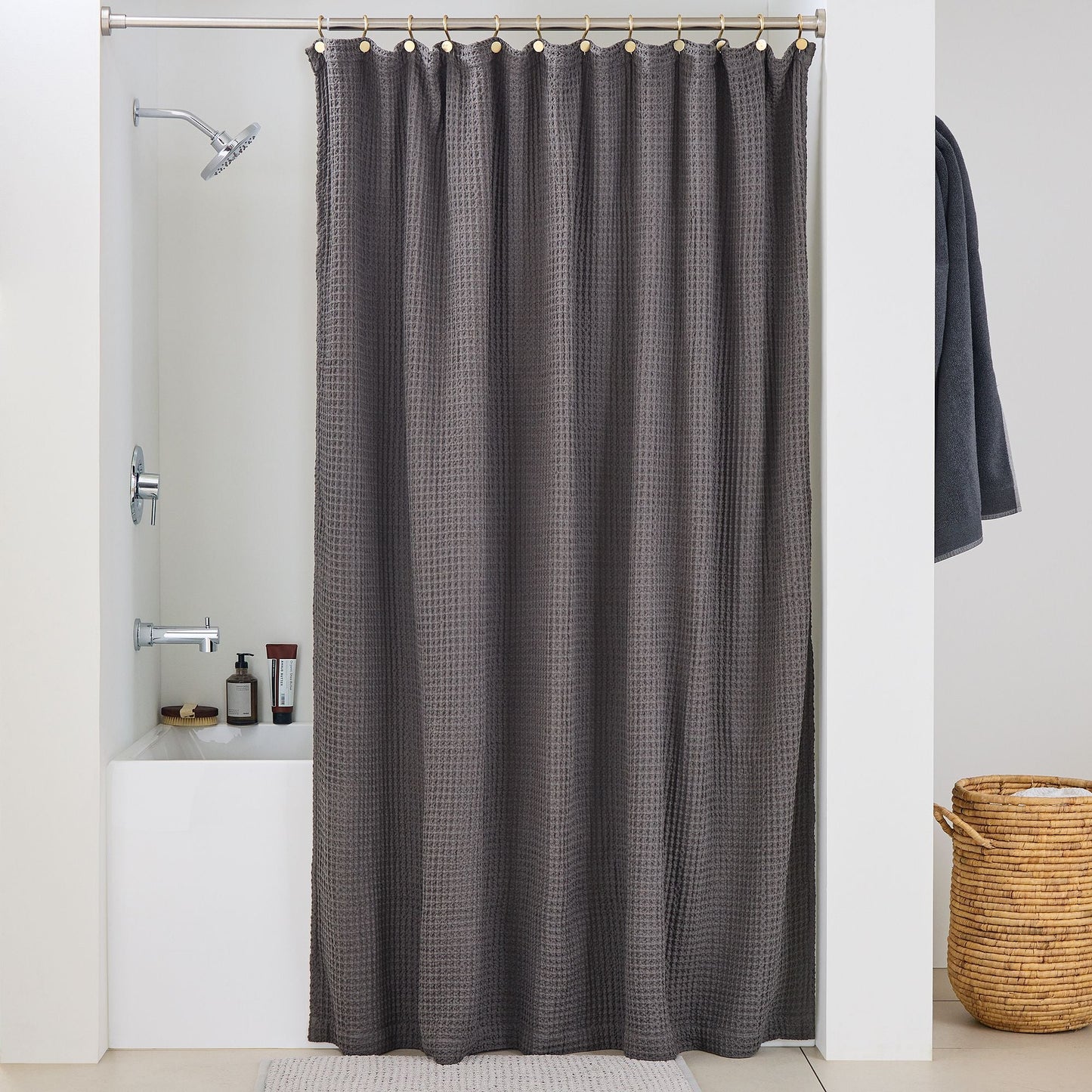 Cyber Clothing - Plush Waffle Shower Curtain