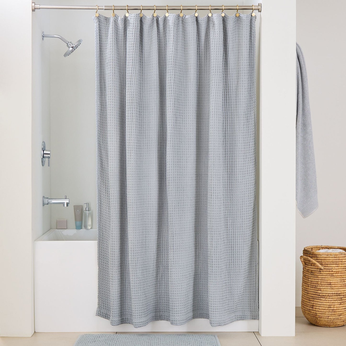 Cyber Clothing - Plush Waffle Shower Curtain